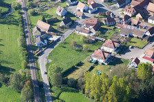Photographie aérienne de Uttenhoffen dans le département Bas Rhin, France