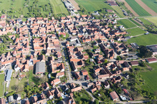 Uhrwiller dans le département Bas Rhin, France vue d'en haut
