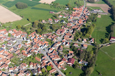 Photographie aérienne de Mulhausen dans le département Bas Rhin, France