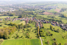 Enregistrement par drone de Uttenhoffen dans le département Bas Rhin, France