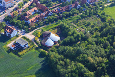 Vue aérienne de Jardin d'enfants Waldorf à le quartier Gaustadt in Bamberg dans le département Bavière, Allemagne