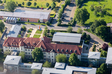 Vue aérienne de École municipale de musique de la Kettenstraße à Bamberg dans le département Bavière, Allemagne