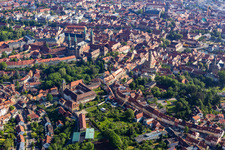 Vue aérienne de Thérésianum Thérésianum à Bamberg dans le département Bavière, Allemagne