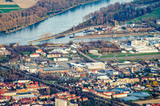 Speyer dans le département Rhénanie-Palatinat, Allemagne vue du ciel