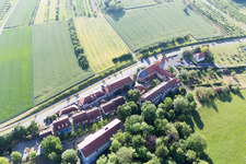 Vue aérienne de Wipfeld dans le département Bavière, Allemagne
