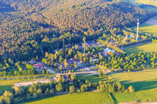 Vue aérienne de Terre de loisirs Geiselwind à Geiselwind dans le département Bavière, Allemagne