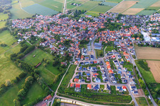 Vue aérienne de Nouvelle zone de développement Auf d. Höchst et Bernbrücke à Rohrbach dans le département Rhénanie-Palatinat, Allemagne
