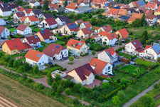 Bas-Rappenfeld à le quartier Mörlheim in Landau in der Pfalz dans le département Rhénanie-Palatinat, Allemagne vue d'en haut
