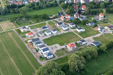 Vue aérienne de Quartier Offenbach in Offenbach an der Queich dans le département Rhénanie-Palatinat, Allemagne