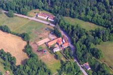 Vue aérienne de Sankt Germannshof dans le département Rhénanie-Palatinat, Allemagne