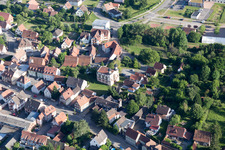 Soultz-sous-Forêts dans le département Bas Rhin, France d'en haut