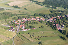 Image drone de Gundershoffen dans le département Bas Rhin, France