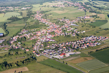 Photographie aérienne de Vue sur le village à Morsbronn-les-Bains dans le département Bas Rhin, France