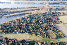 Altrip dans le département Rhénanie-Palatinat, Allemagne d'un drone