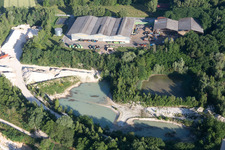 Image drone de Riedseltz dans le département Bas Rhin, France