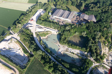 Riedseltz dans le département Bas Rhin, France d'un drone