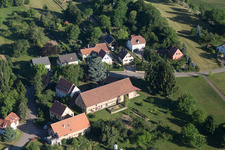 Steinseltz dans le département Bas Rhin, France hors des airs