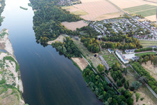 Menars dans le département Loir et Cher, France d'un drone