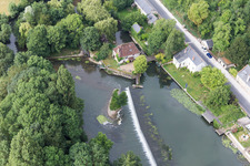 Montoire-sur-le-Loir dans le département Loir et Cher, France hors des airs
