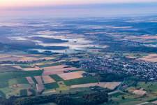 Vue aérienne de Quartier Nußbaum in Neulingen dans le département Bade-Wurtemberg, Allemagne