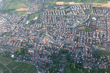 Vue aérienne de Asperg dans le département Bade-Wurtemberg, Allemagne