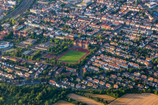 Vue aérienne de Ludwigsburg dans le département Bade-Wurtemberg, Allemagne