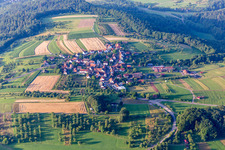 Vue aérienne de Quartier Asperglen in Rudersberg dans le département Bade-Wurtemberg, Allemagne