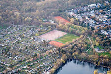 Vue aérienne de MFC 08 à le quartier Niederfeld in Mannheim dans le département Bade-Wurtemberg, Allemagne