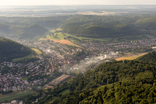 Vue aérienne de Quartier Unterkochen in Aalen dans le département Bade-Wurtemberg, Allemagne