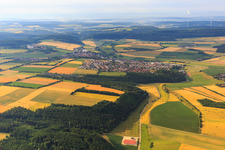 Vue aérienne de Vue du nord à Neresheim dans le département Bade-Wurtemberg, Allemagne