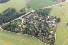 Vue aérienne de Quartier Kösingen in Neresheim dans le département Bade-Wurtemberg, Allemagne