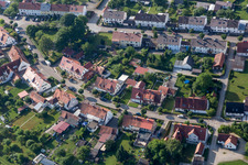 Colonie de Ramberg à le quartier Riedlingen in Donauwörth dans le département Bavière, Allemagne hors des airs