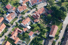 Vue aérienne de Quartier Riedlingen in Donauwörth dans le département Bavière, Allemagne