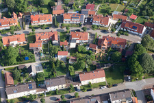 Vue aérienne de Quartier Riedlingen in Donauwörth dans le département Bavière, Allemagne