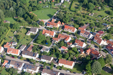 Quartier Riedlingen in Donauwörth dans le département Bavière, Allemagne vue d'en haut
