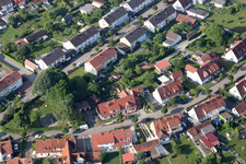 Colonie de Ramberg à le quartier Riedlingen in Donauwörth dans le département Bavière, Allemagne hors des airs