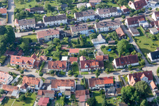 Colonie de Ramberg à le quartier Riedlingen in Donauwörth dans le département Bavière, Allemagne d'un drone