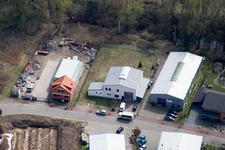 Photographie aérienne de Construction métallique Zapf à Jockgrim dans le département Rhénanie-Palatinat, Allemagne