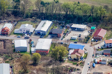 Photographie aérienne de Mittelwegring à Jockgrim dans le département Rhénanie-Palatinat, Allemagne