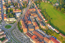 Vue aérienne de Aesculap Akademie GmbH à Aesculapium et Aesculap AG (B. Braun) à Tuttlingen dans le département Bade-Wurtemberg, Allemagne
