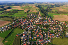 Photographie aérienne de Vue du village depuis le sud-ouest à le quartier Blochingen in Mengen dans le département Bade-Wurtemberg, Allemagne