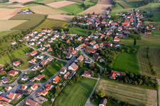 Vue aérienne de Quartier Völlkofen in Hohentengen dans le département Bade-Wurtemberg, Allemagne