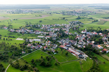 Vue aérienne de Mühlingen dans le département Bade-Wurtemberg, Allemagne