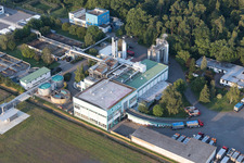 Supro GmbH à le quartier Hüttenfeld in Lampertheim dans le département Hesse, Allemagne hors des airs