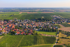 Bechtheim dans le département Rhénanie-Palatinat, Allemagne d'en haut
