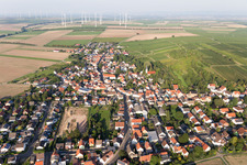 Enregistrement par drone de Quartier Heßloch in Dittelsheim-Heßloch dans le département Rhénanie-Palatinat, Allemagne