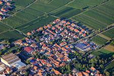 Vue aérienne de Walsheimer Straße avec Zickler GmbH à Böchingen dans le département Rhénanie-Palatinat, Allemagne