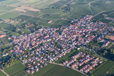 Quartier Nußdorf in Landau in der Pfalz dans le département Rhénanie-Palatinat, Allemagne vue d'en haut