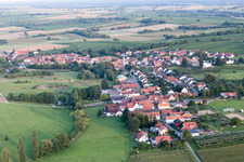 Oberhausen dans le département Rhénanie-Palatinat, Allemagne vue d'en haut