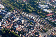 Landau in der Pfalz dans le département Rhénanie-Palatinat, Allemagne hors des airs